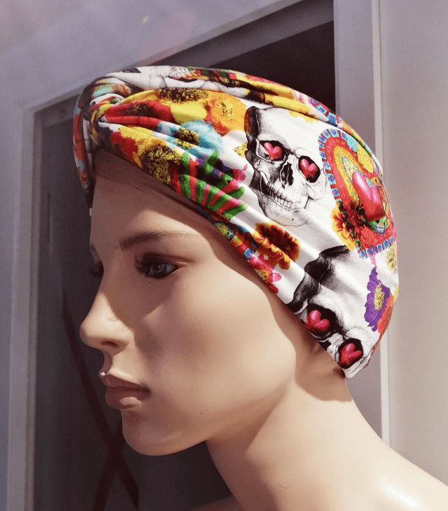 Turban Modèle Skull Multicolore 