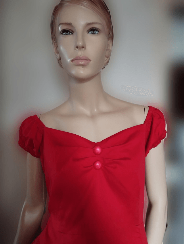 Robe Collectif Dolores Rouge T42/44