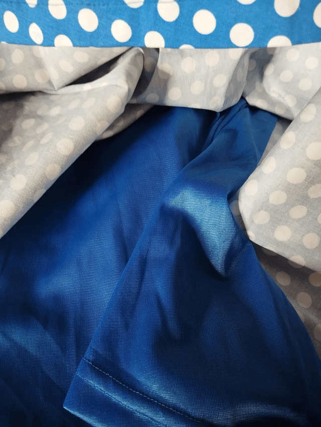 Robe Lindy Bop Polka dot bleu T44