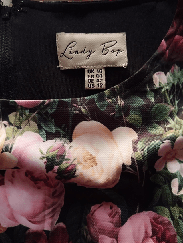 Robe Lindy Bop Audrey Rose Bush T44