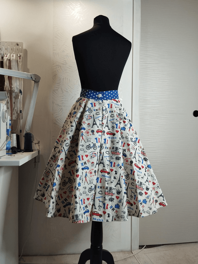 Ensemble Modèle Paris J'adoreeeee T44 avec sac et bandeau coordonnés 