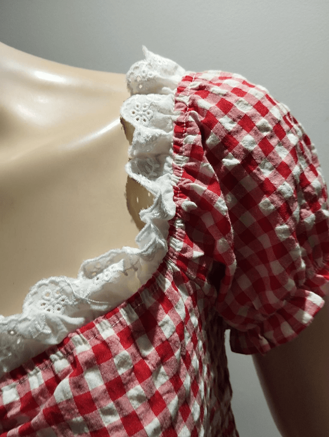 Blouse Cider Vichy T42 ( Vichy blouse from Cider brand size 14 )