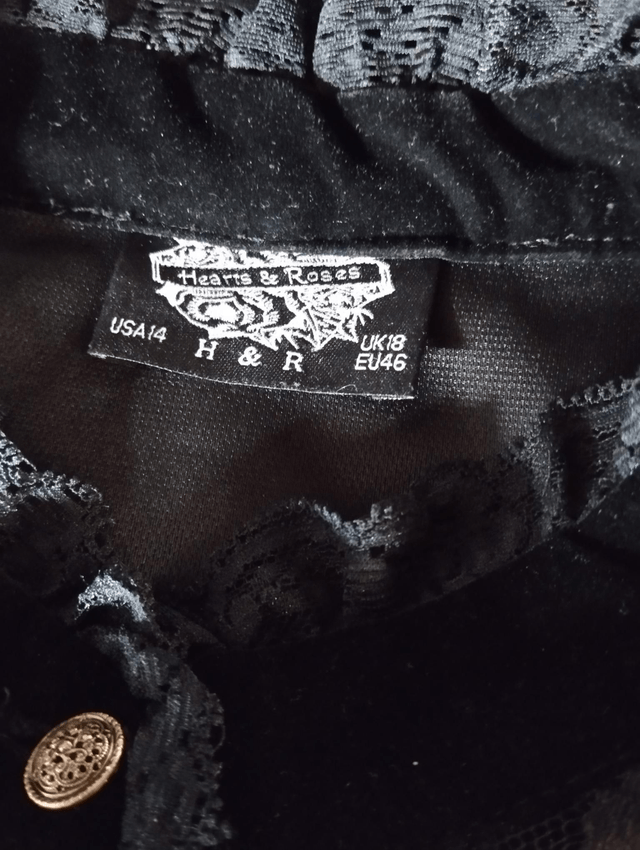 Robe Hearts & Roses Nightshade T46