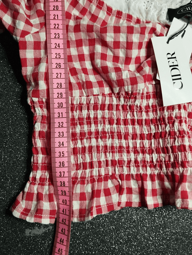 Blouse Cider Vichy T42 ( Vichy blouse from Cider brand size 14 )