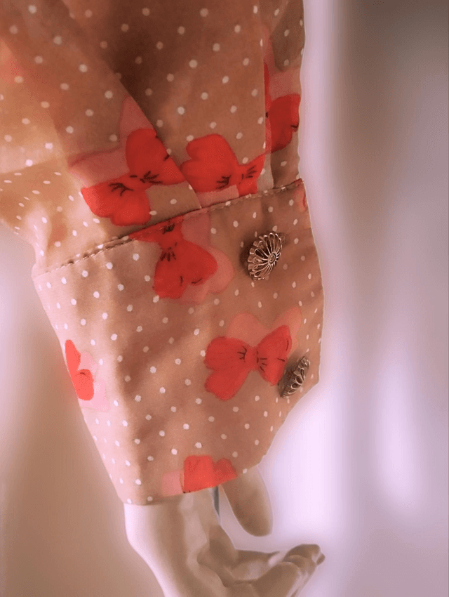 Blouse Collectif Red Knots T42/44