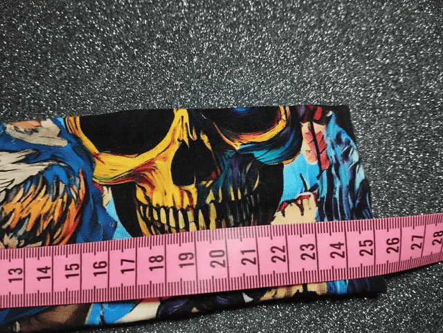 Bandeau Cheveux Modèle Skull Multicolore 
