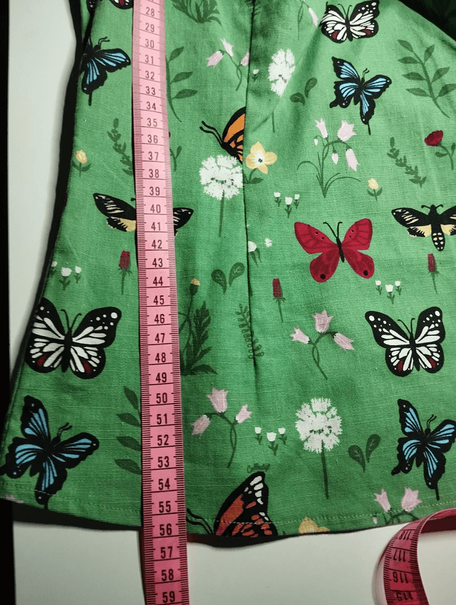 Blouse Collectif Dolorès Green Butterfly T42/44