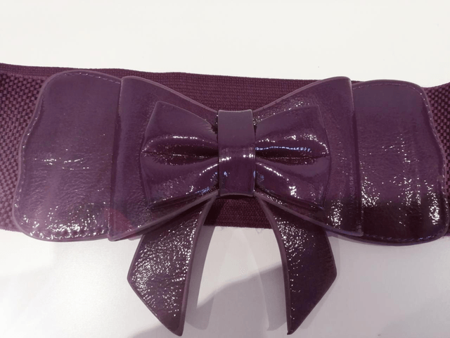 Ceinture Élastique Nœud Simili 