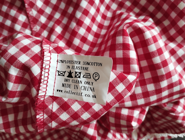 Robe Collectif Gretel Red Gingham T44