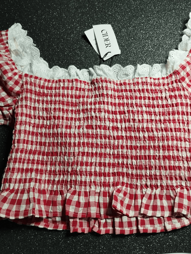 Blouse Cider Vichy T42 ( Vichy blouse from Cider brand size 14 )