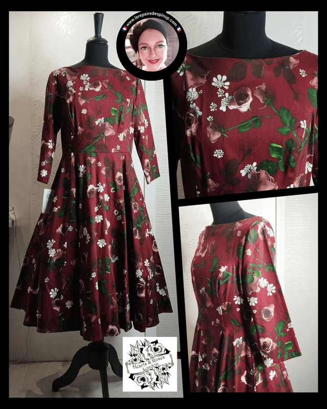 Robe Hearts &amp; Roses Francis Floral Swing T44/48