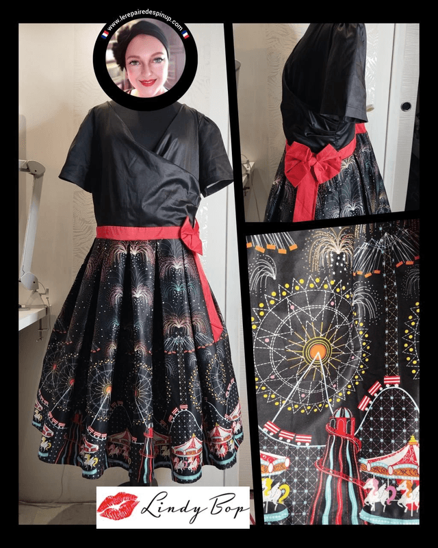 Robe Lindy Bop Gina Fireworks T48