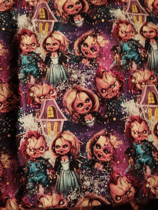 Tissu French Terry Chucky POUR COMMANDE 